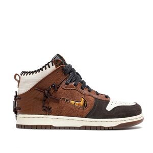Nike Dunk High Legend Bodega Brown Suede Leather, Women’s 8